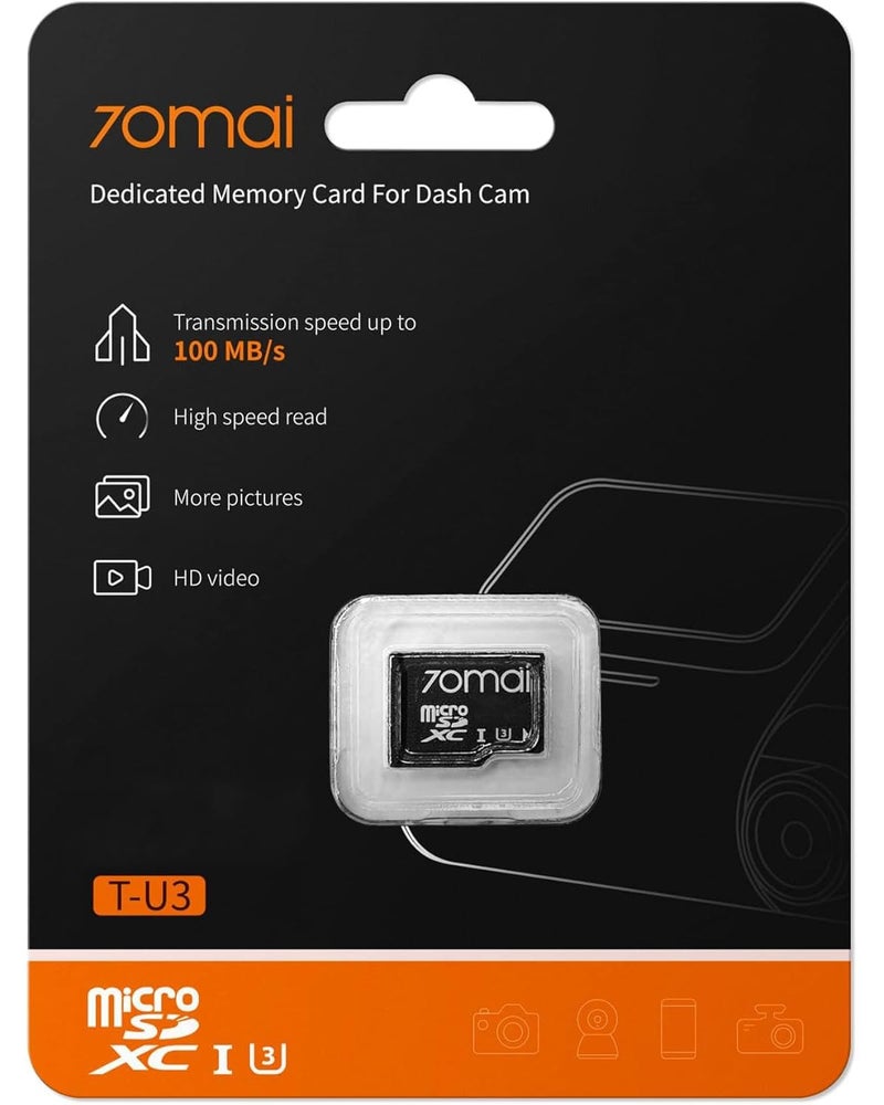 70mai بطاقة ذاكرة 70mai Micro SD سعة 128GB، تصل إلى 100MB/s، مناسبة لكاميرا 70mai Dash Cam Lite 2، M300، A400، A410، A500S، A510، A800s، A810 - Image 4