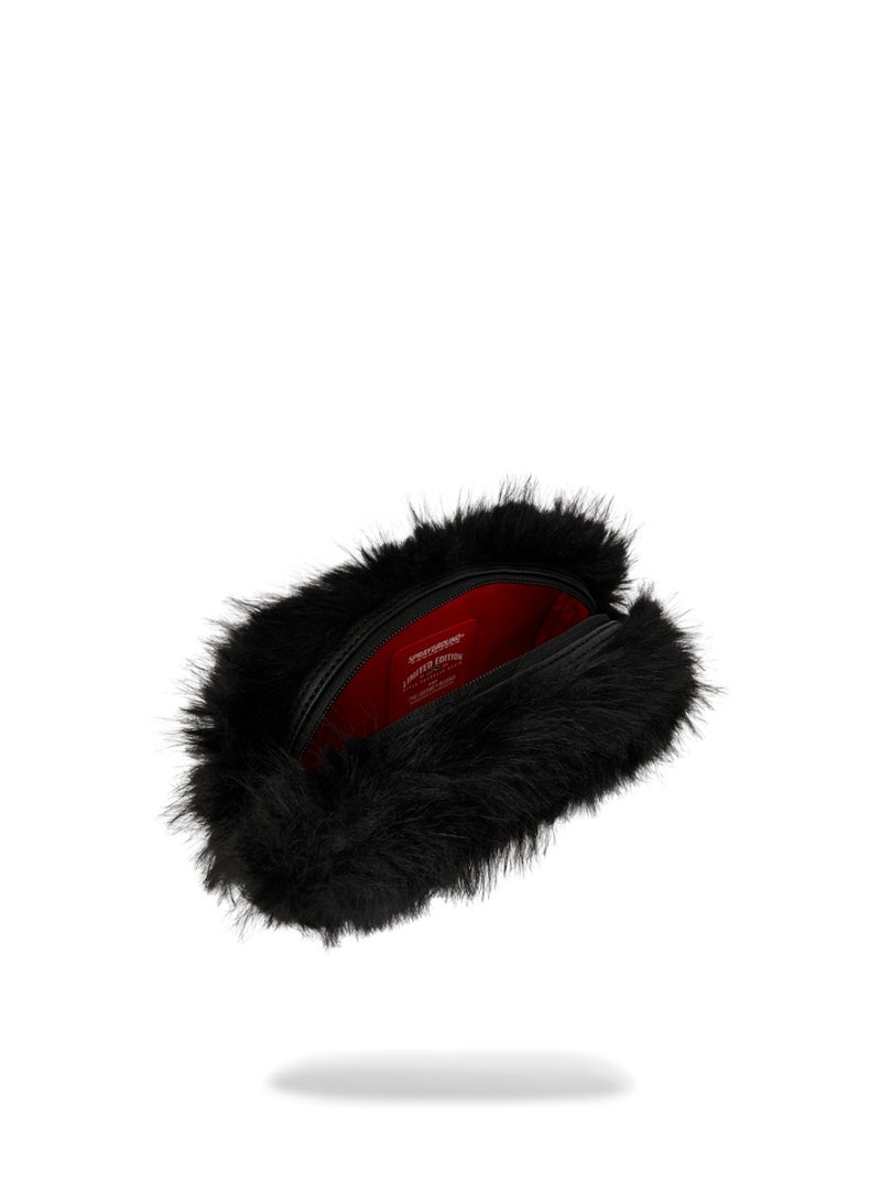 SPRAYGROUND SG FUR CRAY BLACK POUCH - Image 5
