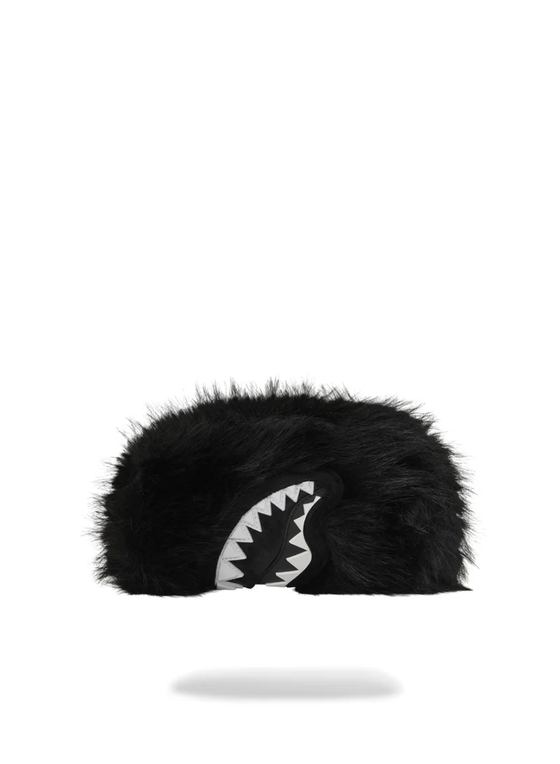 SPRAYGROUND SG FUR CRAY BLACK POUCH