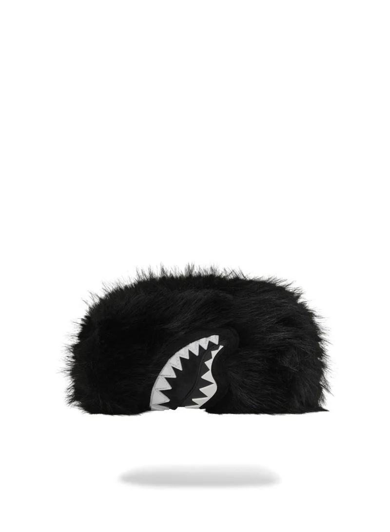 SPRAYGROUND SG FUR CRAY BLACK POUCH