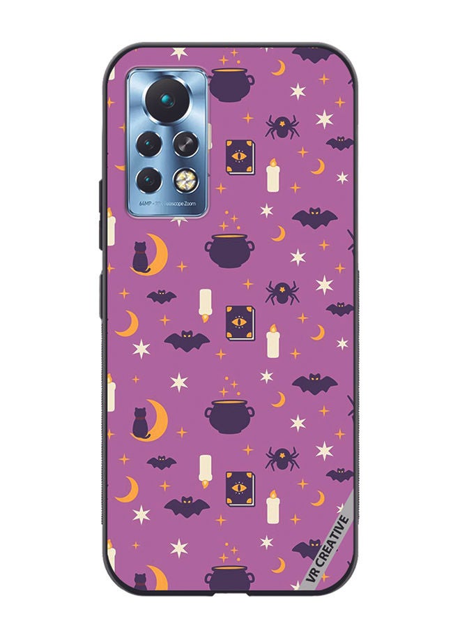 VR CREATIVE Protective Case Cover For Infinix Note 11 Pro Halloween 2 Design Multicolour - Image 1
