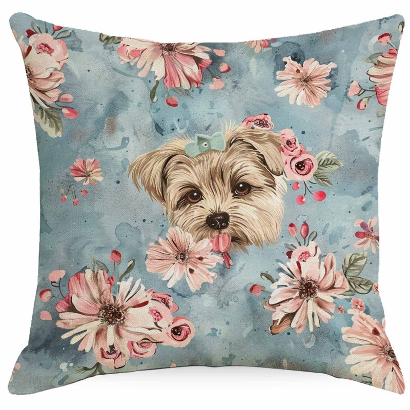 Flower Dog Pillow Cover Home Sofa Cushion Cover Factory Direct Sales - Image 1