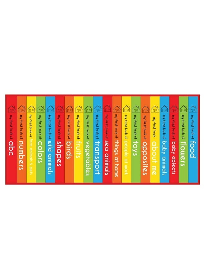 My First Learning Library Box Set: 20 Board Books Gift Set for Kids (Horizontal Design) by Wonder House Editorial  - Image 3