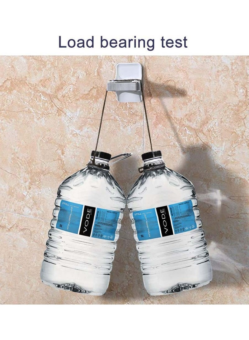 SYOSI حامل مكنسة قوي مثبت على الحائط يمسك ذاتيًا لاصق بدون حفر مضاد للانزلاق وكماشة للغبار لمنزل المطبخ الحديقة المرآب أنظمة التخزين 6 قطع - Image 2