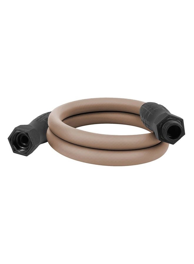 Flexzilla Colors™ SwivelGrip® Garden Hose, 5/8" x 5', 3/4" - 11 1/2 GHT Fittings, Brown Mulch - Image 1