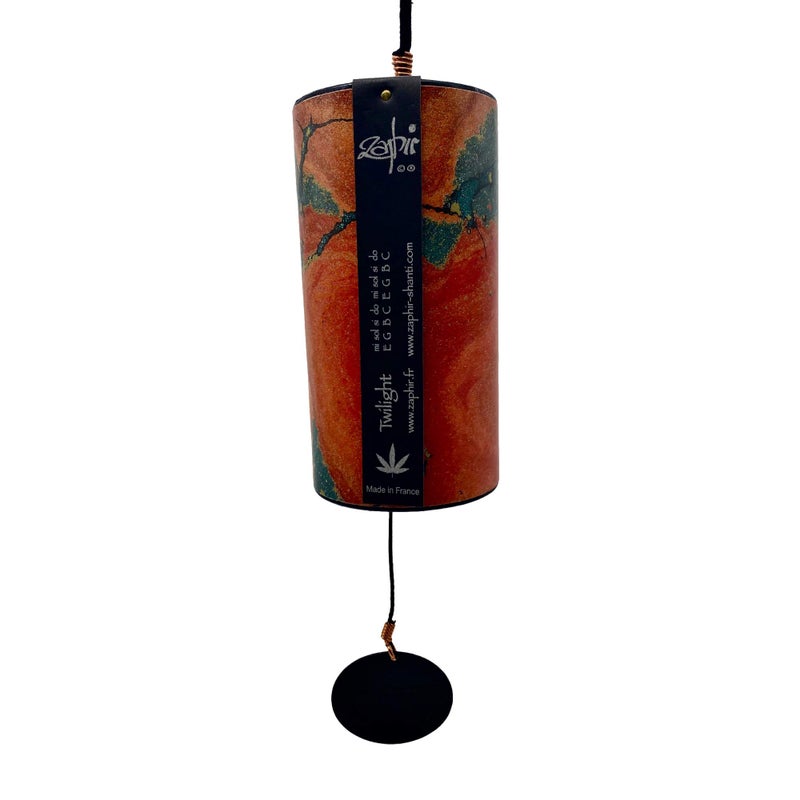 zaphir Chime -Jeweled Colored Autumn: Twilight - Apricot Orange - Image 1