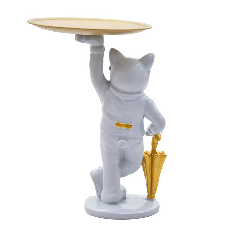 ASMR Craft Resin Bulldog Serving Platter for Dinning and Centre Table Beautiful Artifact for Home Decor Accent - Image 2