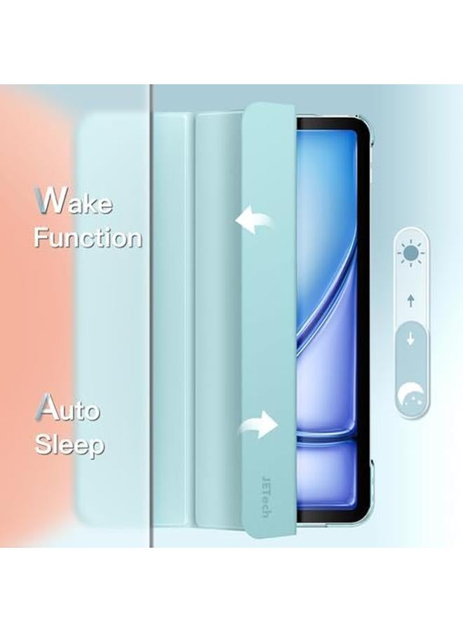 Jetech Case For Ipad Air 13 Inch M2 2024 Slim Stand Hard Back Shell Smart Cover With Auto Wake Sleep Blue - Image 5