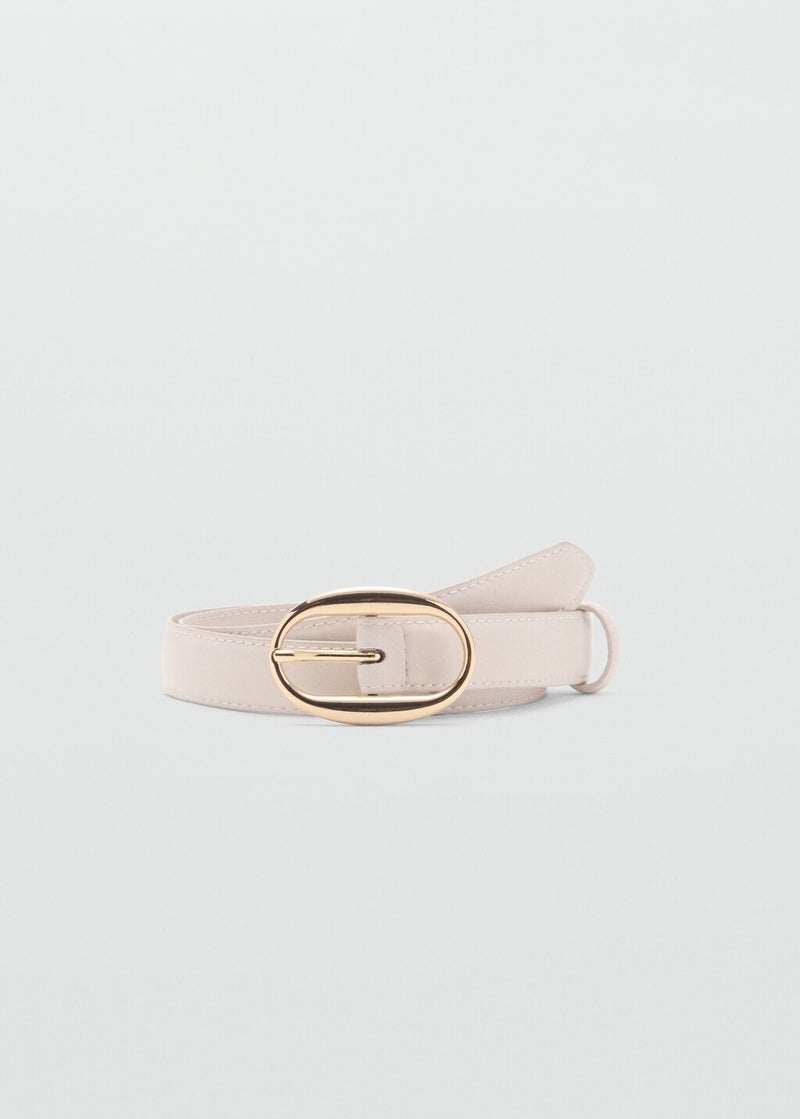 MANGO Oval Buckle Belt  - Image 1