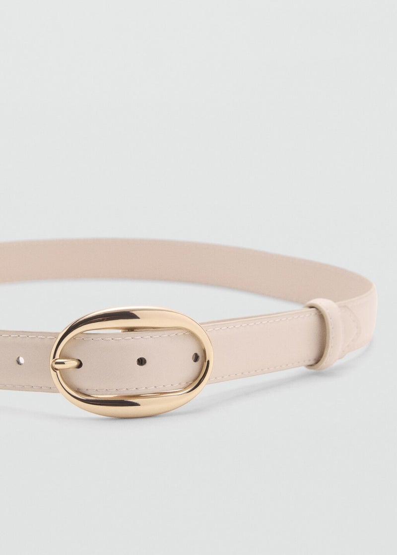 MANGO Oval Buckle Belt  - Image 3