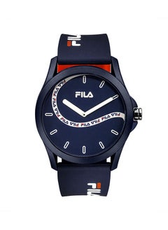 Men's Analog Round Shape Silicone Wrist Watch 38-864-101 - 43 Mm