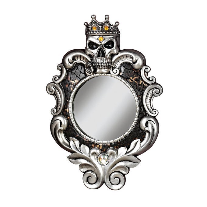 QS23526 THE FAIREST ONE OF ALL WALL MIRROR SILVER