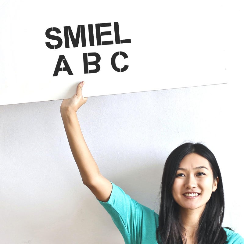 36 Pcs Reusable 4 Inch Plastic Letter Stencils and Number Templates for Crafts Painting - Image 5