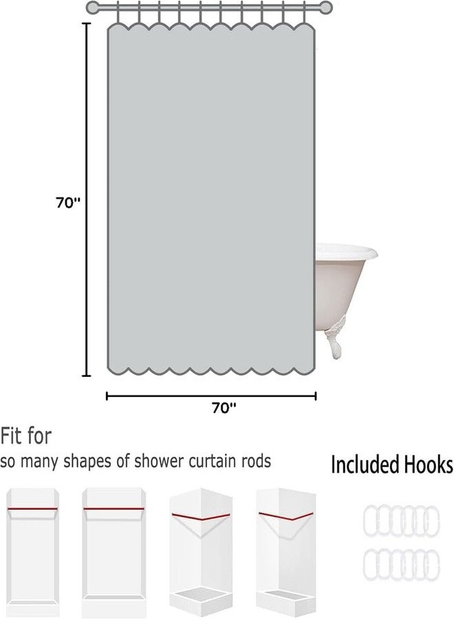 Lake Cabin Shower Curtain Rustic Lake House Camping Inspirational Quotes Farm Vintage Wooden Board Barn Door Lake Ruler Country Lodge Bath Curtain - Image 5