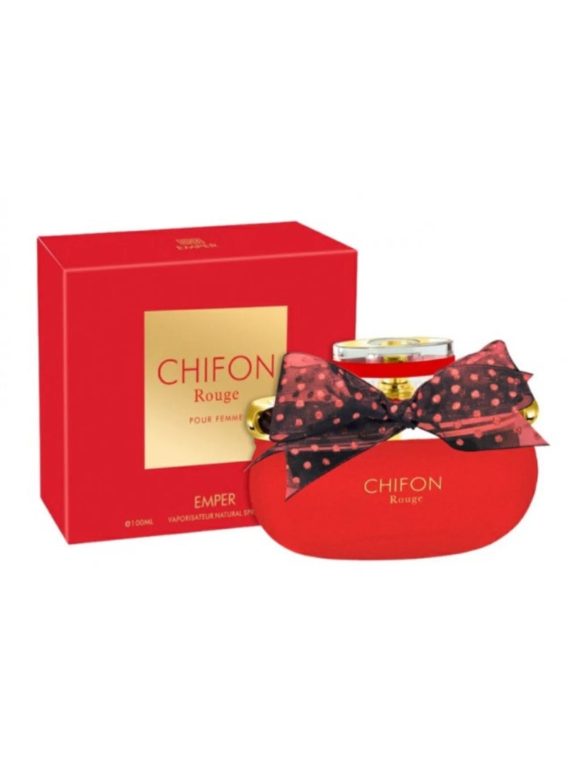 emper Amber Chiffon Rouge Pour Femme Perfume 100ml - Image 1