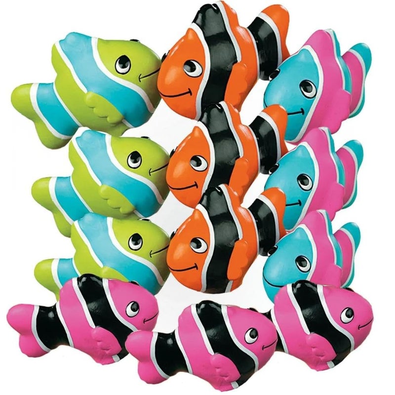 Fun Express Clown Fish Finger Puppets Teaching Supplies Teaching Suppliespack of 12various color - Image 3