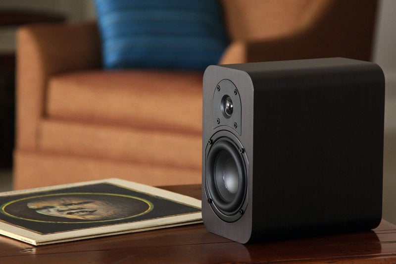 Micca RB42 Reference Bookshelf Speaker with 4-Inch Woofer and Silk Tweeter (Dark Walnut, Pair) - Image 4