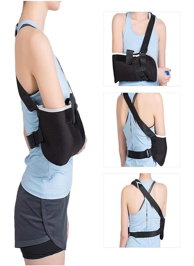 Arm Sling Shoulder Immobilizer – Adjustable Support Strap for Shoulder, Clavicle, Elbow Injury, and Rotator Cuff Brace