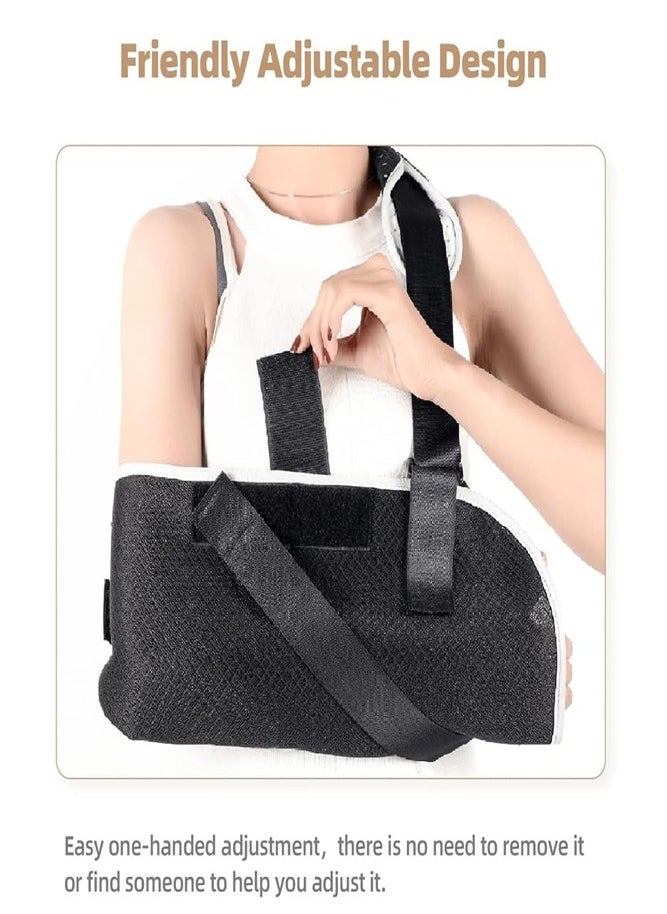 Arm Sling Shoulder Immobilizer – Adjustable Support Strap for Shoulder, Clavicle, Elbow Injury, and Rotator Cuff Brace