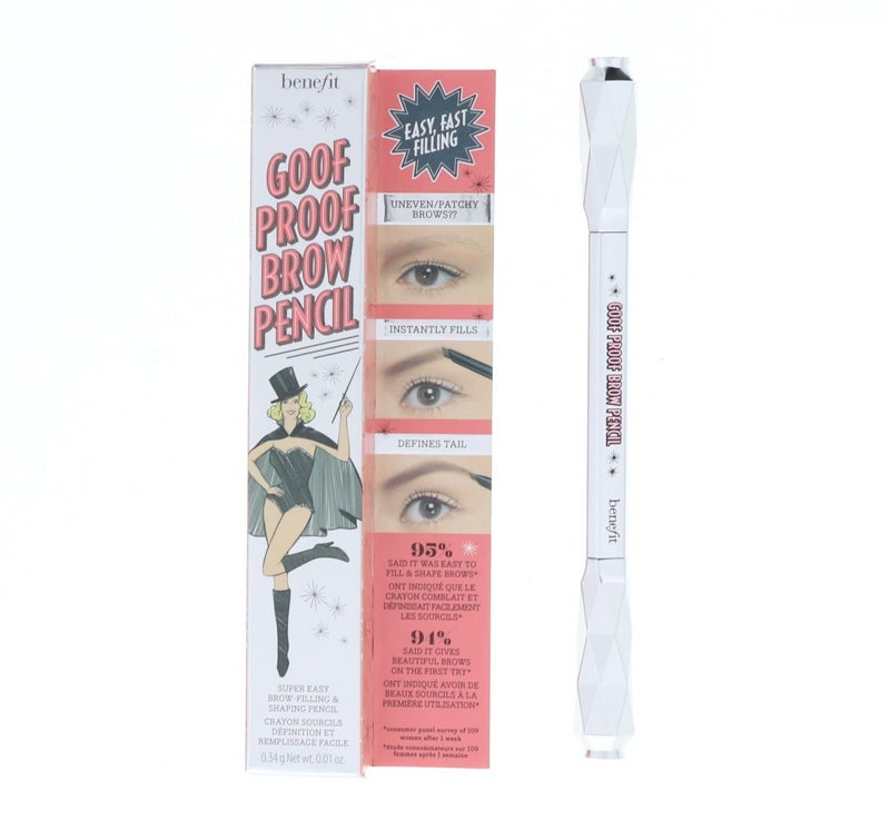 Benefit Cosmetics Goof Proof Brow Pencil Easy Shape & Fill - DLX size 0.01 oz. Shade, 03 Medium - Image 1