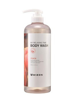 MIZON PEACH Body Wash Nourish Moisture Soft Skin Soothe Skin LongLasting Nourishment Deep Moisture 27 oz