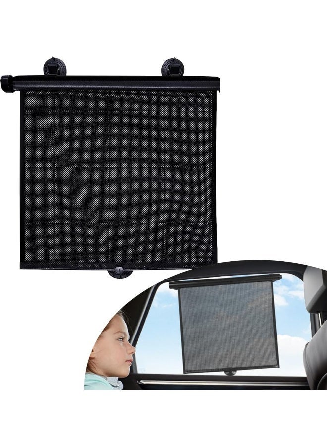 ECVV Car Window Sunshade, Car Roller Shades for Babies, Retractable Car Window Shades for Side Window, Block UV Rays Sunlight Heat Keep Cool - Image 2