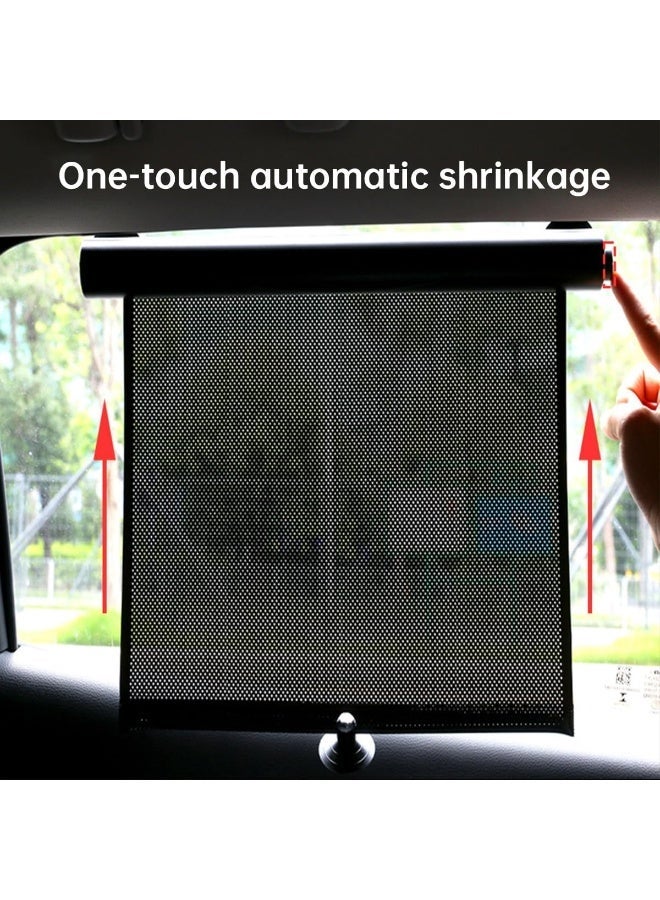 ECVV Car Window Sunshade, Car Roller Shades for Babies, Retractable Car Window Shades for Side Window, Block UV Rays Sunlight Heat Keep Cool - Image 4