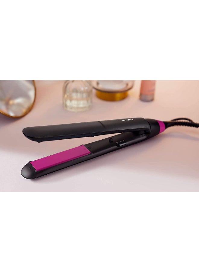 Philips StraightCare Essential ThermoProtect Hair Straightener BHS375 - Black Purple