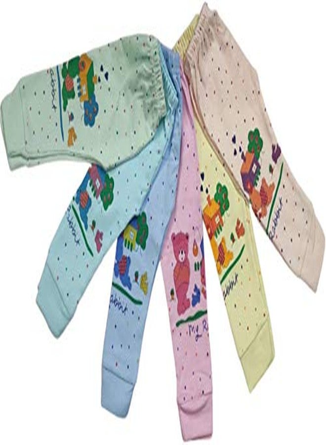 Nonibud Cotton Baby Unisex Trackpants-Pajama-Inner(Pack of 6) (18 Months - 24 Month) Multicolour - Image 2