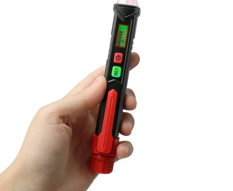 Non Contact Voltage Tester Pen AC 12 1000V Digital Voltmeter With Sound Light Alarm - Image 2