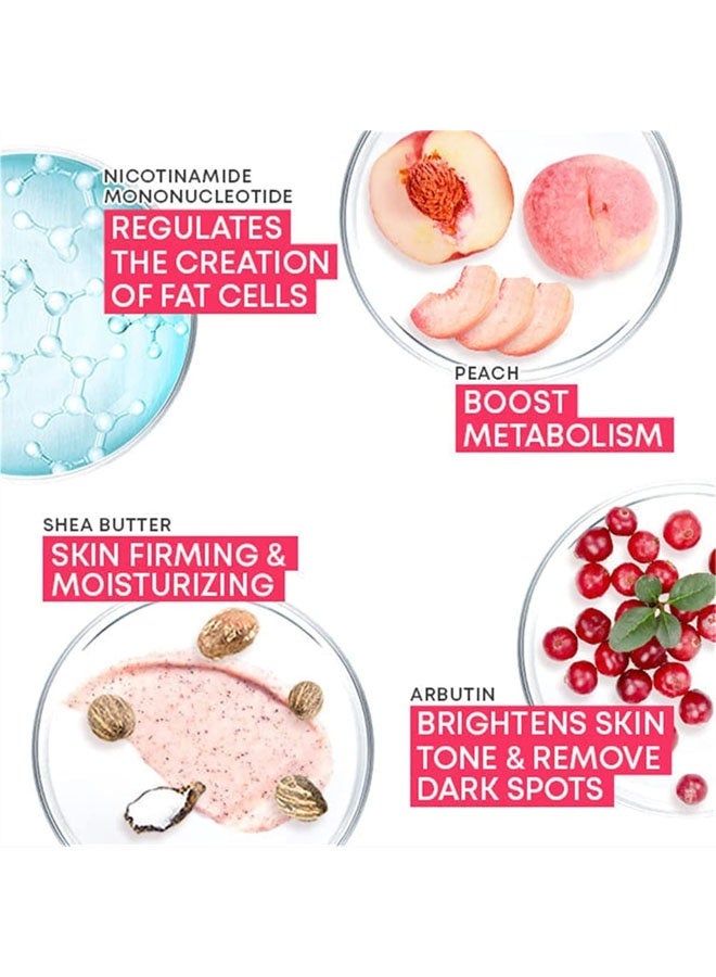 إيلهو مقشر خوخ العسل 100 جم | مكونات طبيعية، ملمس مثل الآيس كريم | تقشير لطيف، تبييض، حبس الرطوبة والتحكم في الزيت لبشرة ناعمة - Image 2