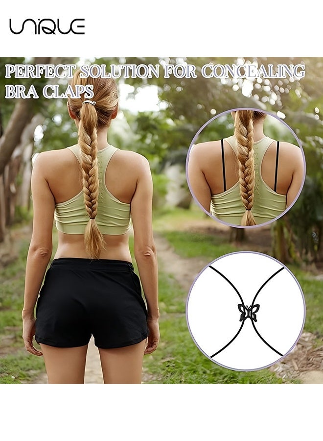 Unique 24 Pcs Bra Strap Clips Bra Strap Holders for Slipping Anti-Slip Bra Clips to Make Racerback Keep Women's Bra Straps In Place Bra Strap Extender Bra Hooks for Racerback Conceal Straps - Image 4