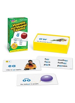 Trend Enterprises : Vowels And Vowel Teams Plus Consonants Blends & Digraphs Skill Drill Flash Cards Combo Pack Sound It Out Hints Photo & Sentence Cues Great For Skill Building And Test Prep Ages 6+  - Image 4