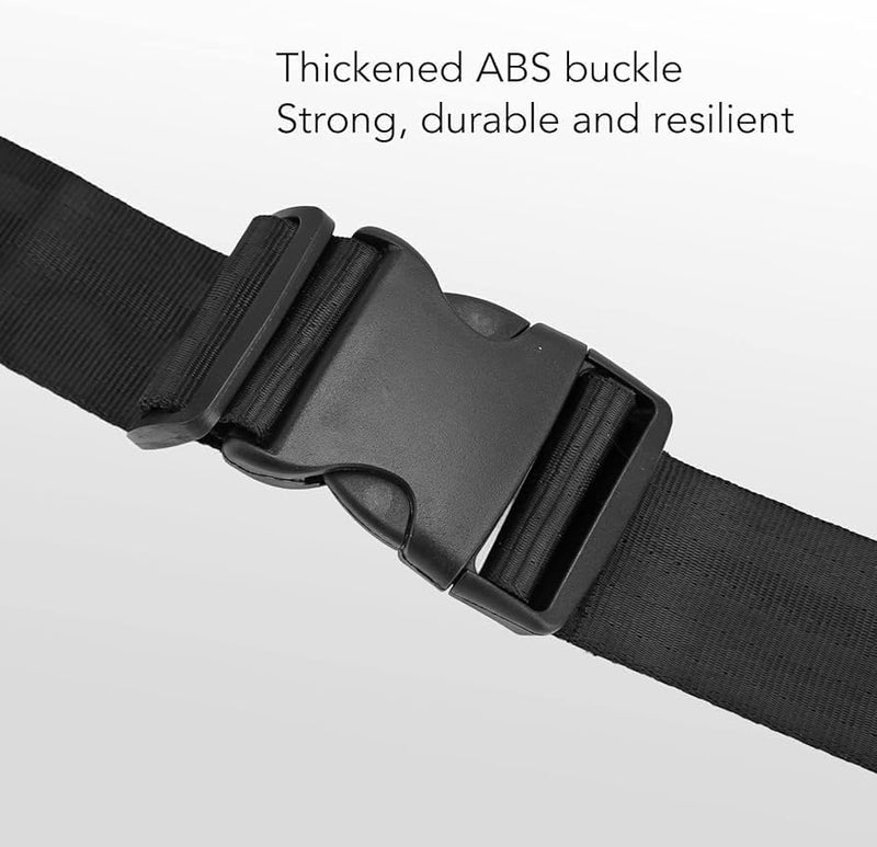 DHARMATMAJ New Wheelchair Safety Waist Belt Adjustable Patients Cares Seat Strap Wheelchair Seat Strap Wheelchair Waist Belt for the Elderly (Half Size), Black - Image 5