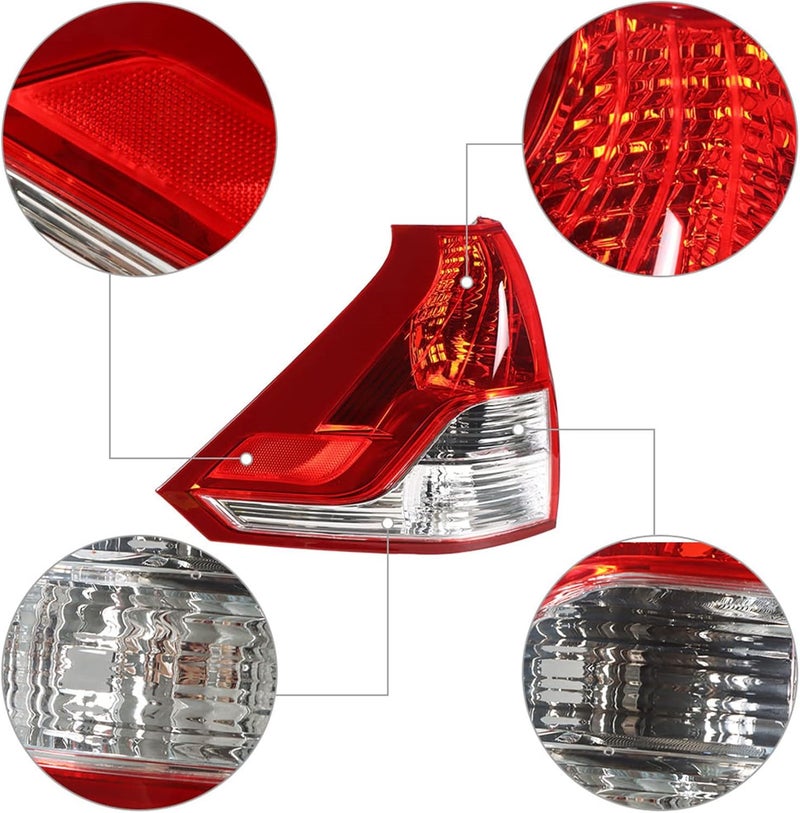 SEBLAFF 1-Pack LH Tail Light Assembly Replacement for 2012-2014 CRV CR-V Driver Side - Image 4