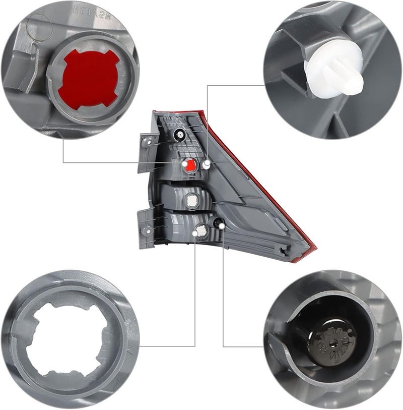 SEBLAFF 1-Pack LH Tail Light Assembly Replacement for 2012-2014 CRV CR-V Driver Side - Image 5