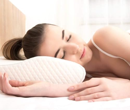 EPABO Contour Memory Foam Pillow Orthopedic Sleeping Pillows, Ergonomic Cervical Pillow for Neck Pain - for Side Sleepers, Back and Stomach Sleepers, Free Pillowcase Included (Firm & Standard Size - Image 5