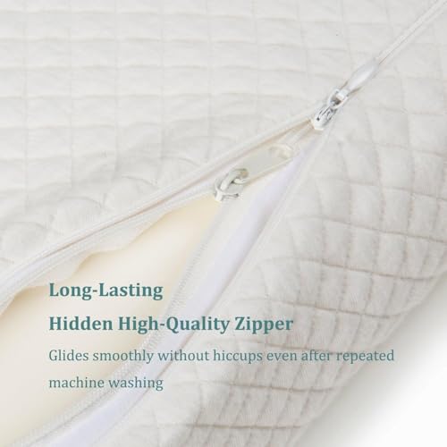 EPABO Contour Memory Foam Pillow Orthopedic Sleeping Pillows, Ergonomic Cervical Pillow for Neck Pain - for Side Sleepers, Back and Stomach Sleepers, Free Pillowcase Included (Firm & Standard Size - Image 3
