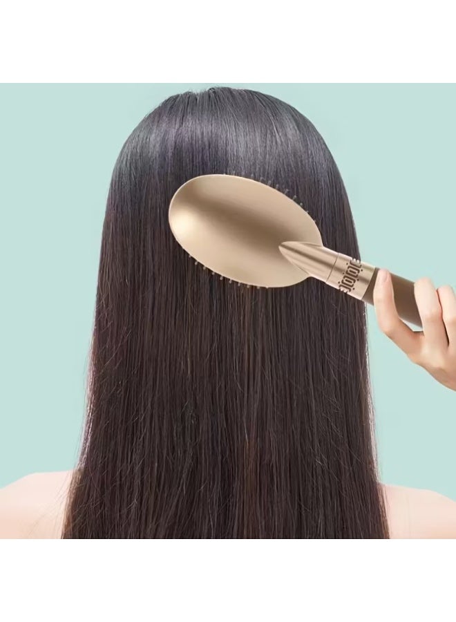 Goolsky 1pc Women'S Hair Brush Set - Plastic Bristle Hair Brush, Suitable for Curly and Straight Hair, ABS Handle Detangling Massage Comb with Air Cushion Head Massage, Suitable for Long Hair Styling and Smoothing, Hair Brush For Women, Hair Brush Set, Hair Comb For Women, Hair Comb Set, Hair Brush Kit - Image 5