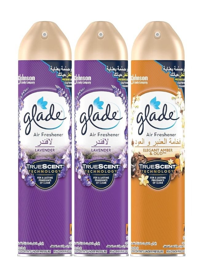 Glade Air Freshener New Easier Spray Pack of 3 None 300ml  - Image 1
