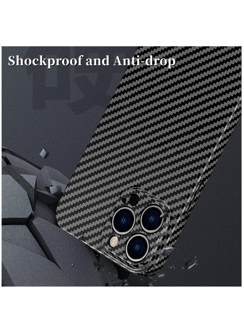 ELTRAZONE Personality Handsome Light Thin Carbon Fiber Pattern PC Phone case Compatible with iPhone 15 Pro Unique Comfortable Cool Shockproof Back Cover Duty - Image 2