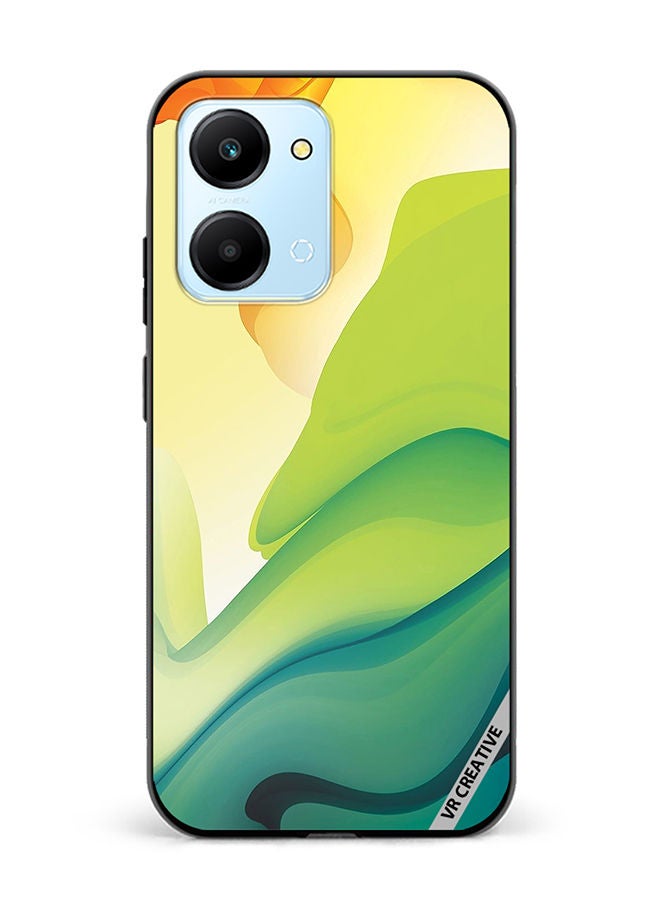 VR CREATIVE Protective Case Cover For Honor Play7T Abstract Design Multicolour - Image 1