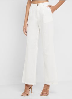 Ginger Cotton Button Up Vest & Wide Leg Pant Co-Ord Set  - Image 4