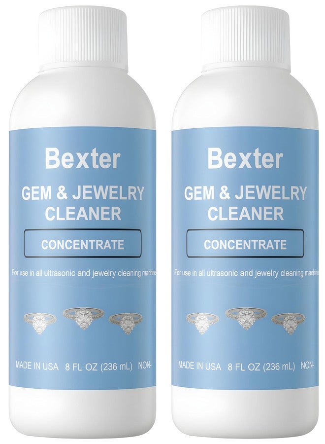 Bexter Gem & Jewelry Cleaner Concentrate 8 fl oz (2-Pack) non-toxic formula 16 FL OZ PER ORDER - Image 1