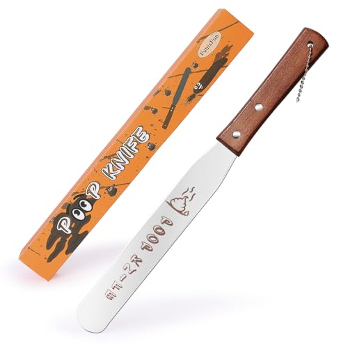 FunisFun Poop Divider Knife Metal Spatula Prank Funny Gag Gifts for Christmas White Elephant Gift Exchange - Image 1