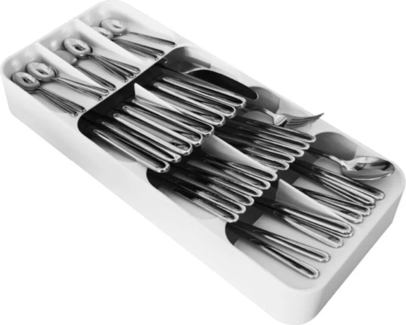 DECOBELLA 9 Compartment Drawer Cutlery Tray, Drawer Organizer