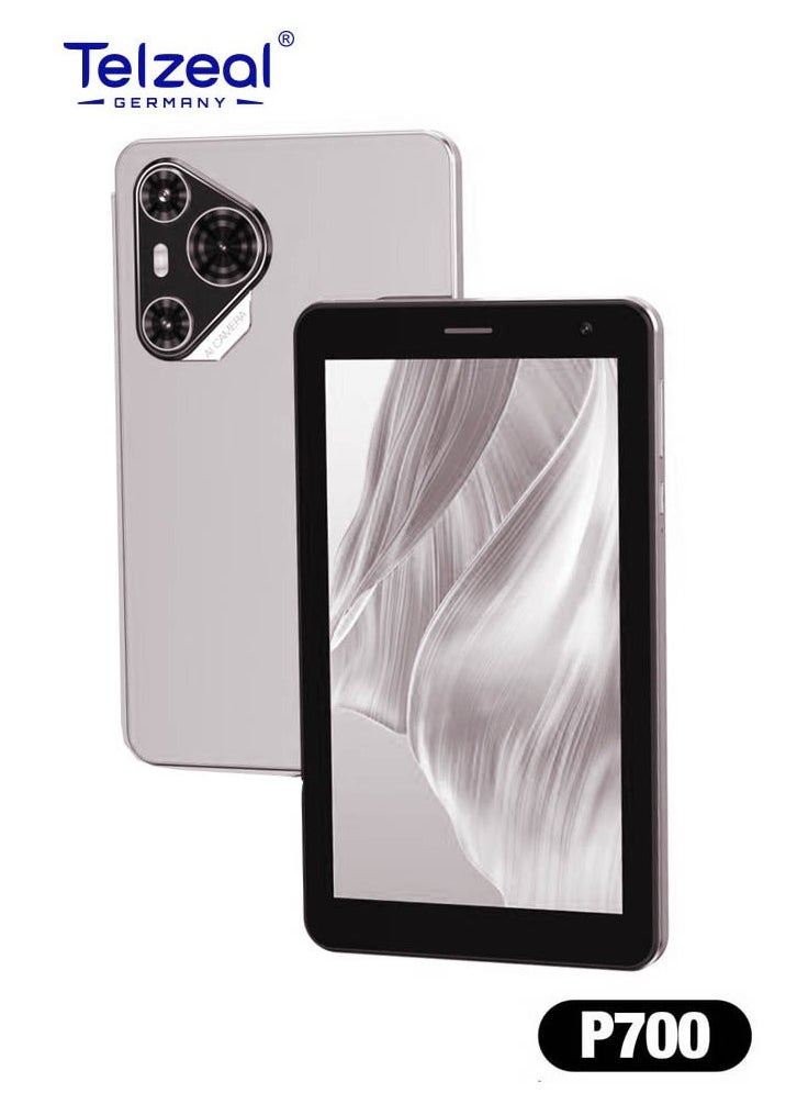 Telzeal Telzeal P700 5G 7 Inch Android Tablet with Dual SIM 6GB RAM 256GB ROM and 3000 mAh Battery Grey  - Image 2