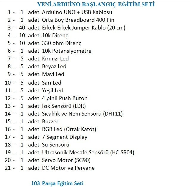 Arduino Beginner Training Kit