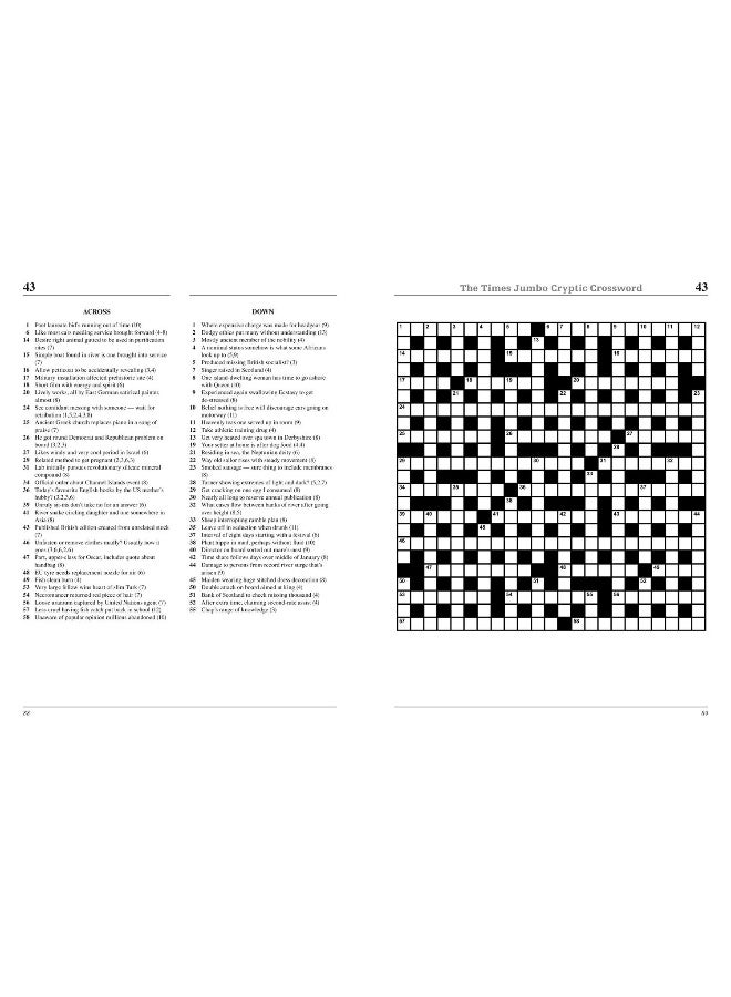 كتاب الألغاز المتقاطعة العملاقة من تايمز 19: أصعب ألغاز متقاطعة في العالم - Image 3