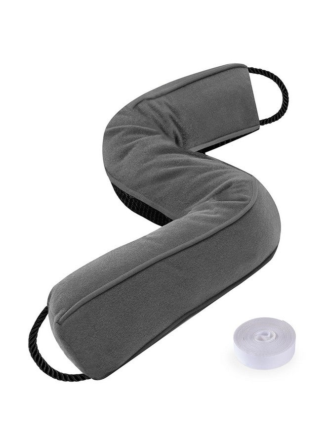 Sunolga Sunolga 38" Door Draft Stopper Blocks Hot Cold Air with Removable Washable Cover for Gaps Up to 3", All-Season Noise and Wind Seal for The Bottom of Door and Window, Grey  - Image 1